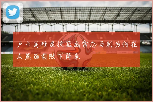 卢卡高难度投篮成常态马刺为何在灰熊面前败下阵来
